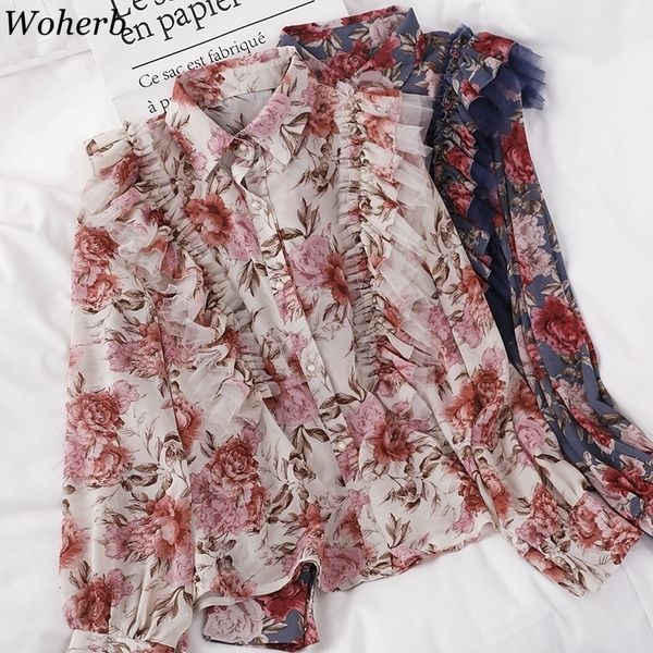 woherb floral print long sleeve chiffon blouse ruffle lace patchwork shirts female vintage fashion women sweet new 91589 y200828, White
woherb floral print long sleeve chiffon blouse ruffle lace patchwork shirts female vintage fashion women sweet new 91589 y200828, White