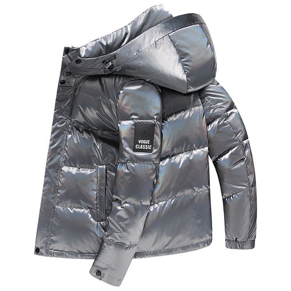 winter glossy down jacket men's short young and middle-aged casual trend hooded 90% duck down jacket coat q1209, Black
winter glossy down jacket men's short young and middle-aged casual trend hooded 90% duck down jacket coat q1209, Black