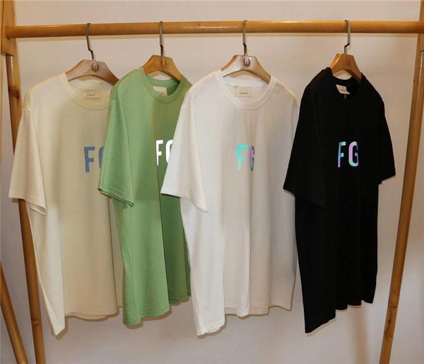 reflective essentials t-shirt mens wome casual 1:1 fg latter summer style essentials t shirts tees, White;black
reflective essentials t-shirt mens wome casual 1:1 fg latter summer style essentials t shirts tees, White;black