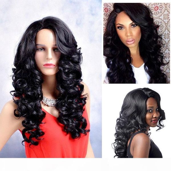 gt;>>new fashion women's long wavy black curly synthetic hair wigs, Black;brown
gt;>>new fashion women's long wavy black curly synthetic hair wigs, Black;brown