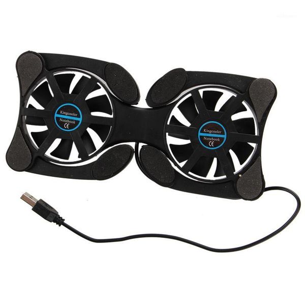 usb 2.0 external lapcooler pad notebook cooler 2 fan black1