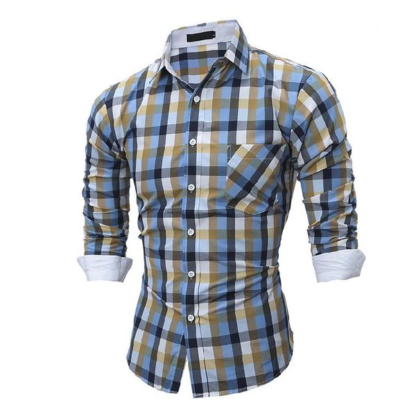 spring autumn men's plaid shirt new 2020 casual men long sleeve shirt cotton plus size yellow pocket slim fit men clothing -xxl, White;black
spring autumn men's plaid shirt new 2020 casual men long sleeve shirt cotton plus size yellow pocket slim fit men clothing -xxl, White;black