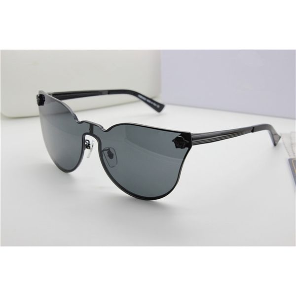 star ve2120 men's and women's fashion personality metal large frame sunglasses, White;black
star ve2120 men's and women's fashion personality metal large frame sunglasses, White;black