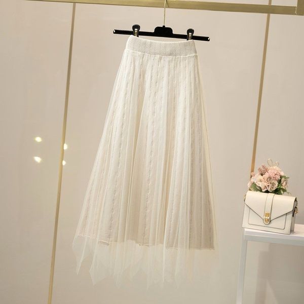 2021 new womens mesh autumn fashion wear on both sides tulle lady solid high midi female skirt y326 kft5, Black
2021 new womens mesh autumn fashion wear on both sides tulle lady solid high midi female skirt y326 kft5, Black