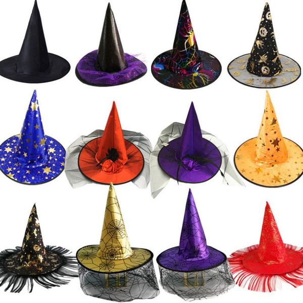 1pc halloween witch hats masquerade ribbon wizard hat kids cosplay costume accessories halloween party fancy dress decor
1pc halloween witch hats masquerade ribbon wizard hat kids cosplay costume accessories halloween party fancy dress decor