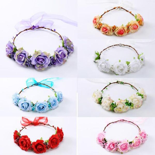 5pcs/lot rose and berry flower hairbands cloth floral headband hair accessories for women bride beach weddign hair decoration
5pcs/lot rose and berry flower hairbands cloth floral headband hair accessories for women bride beach weddign hair decoration