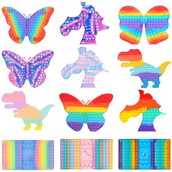 30cm big fidget toys push bubble board game favor unicorn dinosaur butterfly shape sensory puzzles pop bubbles giant large size decompressio
30cm big fidget toys push bubble board game favor unicorn dinosaur butterfly shape sensory puzzles pop bubbles giant large size decompressio