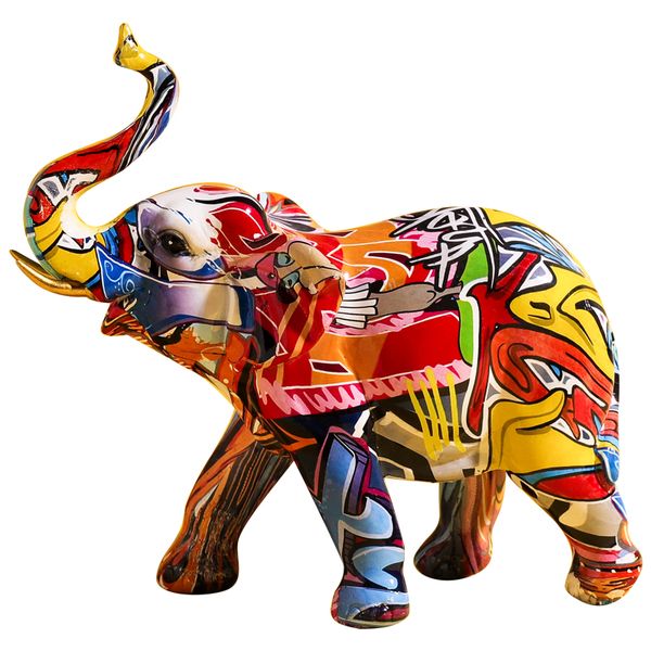 colorful elephant figurines resin arts animal statue sculpture wealth lucky figurine for home aesthetic decorations
colorful elephant figurines resin arts animal statue sculpture wealth lucky figurine for home aesthetic decorations