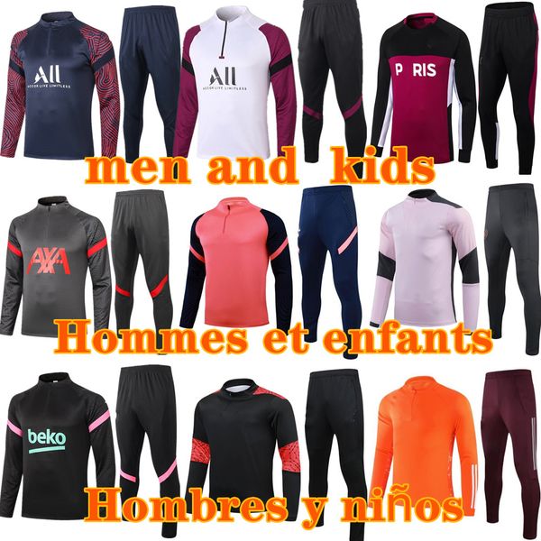 maillot de foot chandal futbol mens and kids survetement foot soccer jerseys new 2021 soccer tracksuit football jersey training suit jakcet, Black
maillot de foot chandal futbol mens and kids survetement foot soccer jerseys new 2021 soccer tracksuit football jersey training suit jakcet, Black