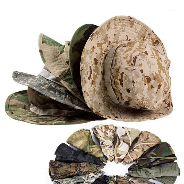 outdoor hats tactical boonie hat us army camo cap men sports sun bucket hunting fishing caps wide brim hats1, Black;white
outdoor hats tactical boonie hat us army camo cap men sports sun bucket hunting fishing caps wide brim hats1, Black;white