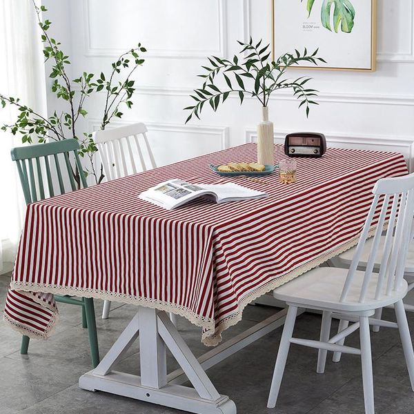 home decoration cotton tablecloth linen nordic style coffee cloth dining simple obrus washable striped lace edge
home decoration cotton tablecloth linen nordic style coffee cloth dining simple obrus washable striped lace edge