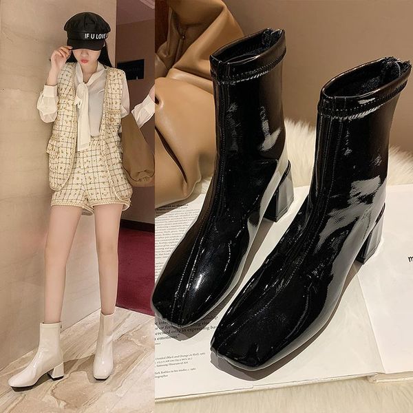 shoes women's mid calf boots luxury designer round toe winter footwear boots-women fashion white low rubber 2020 autumn, Black
shoes women's mid calf boots luxury designer round toe winter footwear boots-women fashion white low rubber 2020 autumn, Black