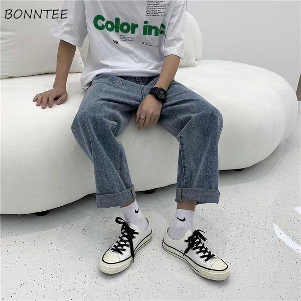 men's jeans men straight casual fashion baggy ankle-length vintage retro pockets streetwear korean style male chic ulzzang lightweight, Blue
men's jeans men straight casual fashion baggy ankle-length vintage retro pockets streetwear korean style male chic ulzzang lightweight, Blue