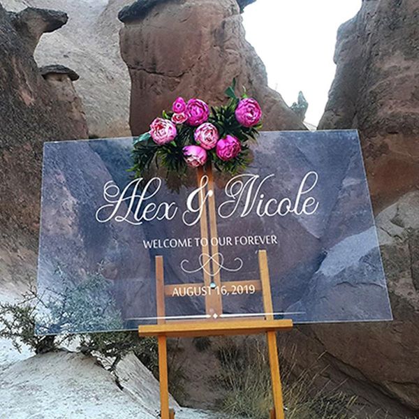 party decoration personalized wedding welcome sign,clear acrylic modern board,welcome to our forever clear sign
party decoration personalized wedding welcome sign,clear acrylic modern board,welcome to our forever clear sign