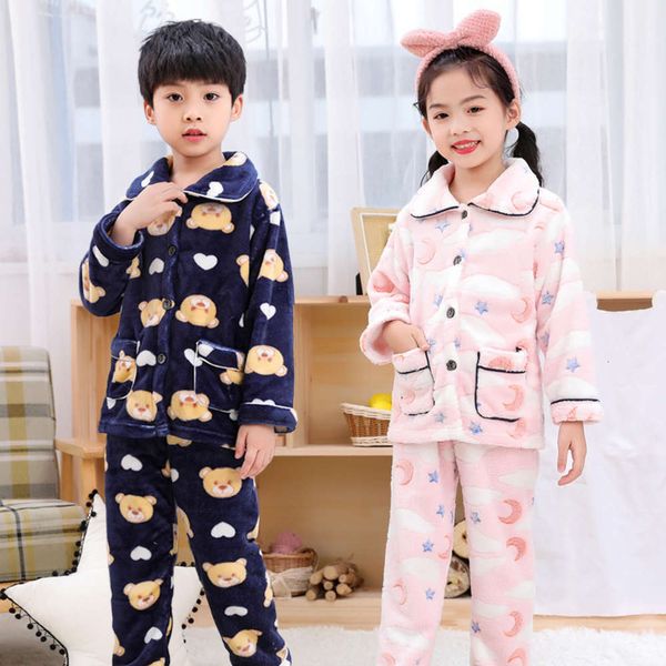 coral warm flannel fce pajamas suit middle school home plush thickened winter children's wear, Blue;red
coral warm flannel fce pajamas suit middle school home plush thickened winter children's wear, Blue;red