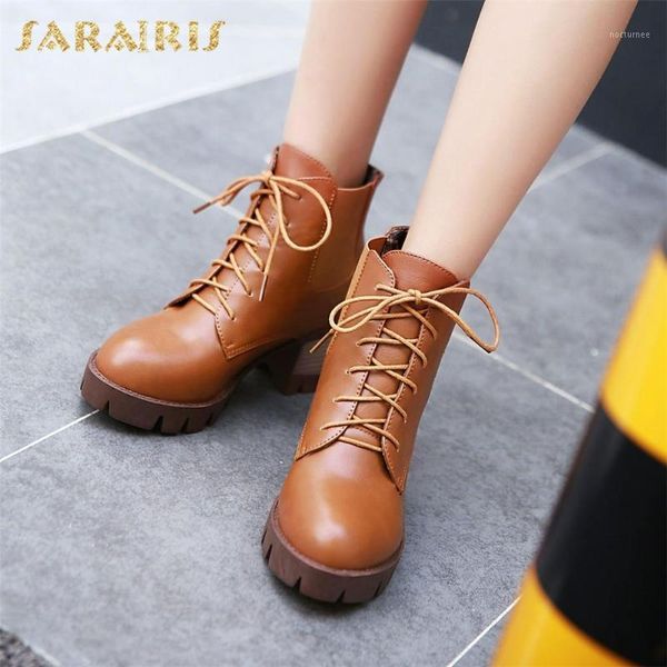 sarairis fashion new 2020 large size 43 comfortable shoes ladies boots lace up chunky heels cross-tied ankle boots woman shoes1, Black
sarairis fashion new 2020 large size 43 comfortable shoes ladies boots lace up chunky heels cross-tied ankle boots woman shoes1, Black