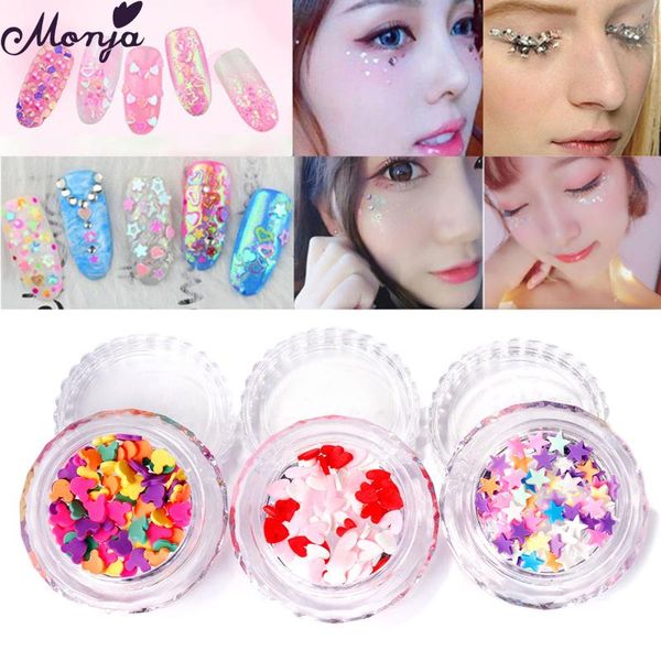 nail art decorations monja 3 styles polymer soft clay flakes heart star mouse pattern self-adhesive colorful diy sequins manicure decoration, Silver;gold
nail art decorations monja 3 styles polymer soft clay flakes heart star mouse pattern self-adhesive colorful diy sequins manicure decoration, Silver;gold