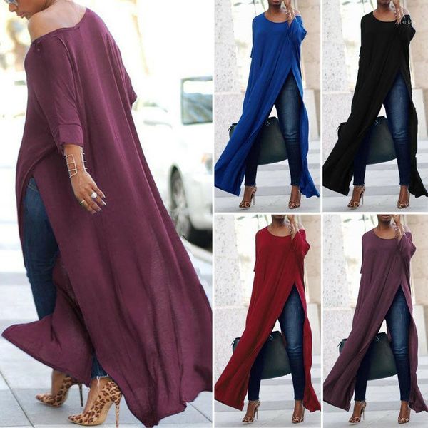 casual dresses womens solid off shoulder high split crop dress pullover long maxi blouse1, Black;gray
casual dresses womens solid off shoulder high split crop dress pullover long maxi blouse1, Black;gray