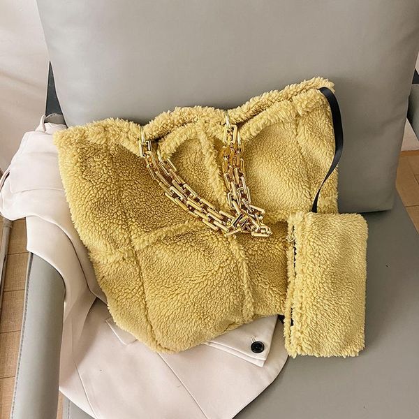 plush chain handbag for women 2021 winter soft tend shoulder handbags women's travel totes lady chain hand bag sac femme
plush chain handbag for women 2021 winter soft tend shoulder handbags women's travel totes lady chain hand bag sac femme