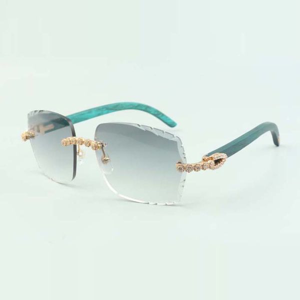 2022 exquisite bouquet diamond sunglasses 3524014 with natural teal wood sticks and cut lens 3.0 thickness,size: 18-135 mm, White;black
2022 exquisite bouquet diamond sunglasses 3524014 with natural teal wood sticks and cut lens 3.0 thickness,size: 18-135 mm, White;black