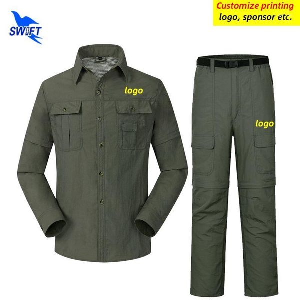 outdoor pants customize logo summer men climbing hiking suit quick dry detachable jacket+pants 2 pcs set sport camping fishing clothes1, Black;green
outdoor pants customize logo summer men climbing hiking suit quick dry detachable jacket+pants 2 pcs set sport camping fishing clothes1, Black;green