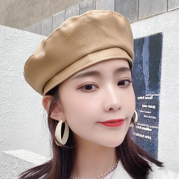ht3315 women berets autumn winter women hat ladies leather beret hat female vintage flat cap artist painter berets for1, Blue;gray
ht3315 women berets autumn winter women hat ladies leather beret hat female vintage flat cap artist painter berets for1, Blue;gray
