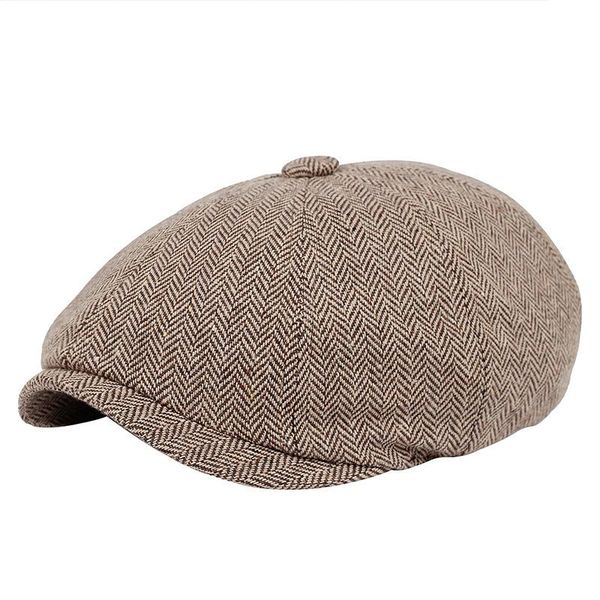 New mens Beret Hat Men Women Wild Newsboy Cap Hats Tweed Gatsby Octagonal Black White Herringbone Vintage Ivy Hats gorras, Blue;gray
New mens Beret Hat Men Women Wild Newsboy Cap Hats Tweed Gatsby Octagonal Black White Herringbone Vintage Ivy Hats gorras, Blue;gray