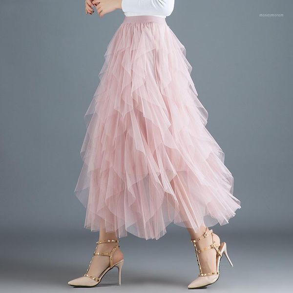 skirts 2021 ladies summer womens fashion irregular mesh tulle skirt elastic high waist mid calf tutu long women1, Black
skirts 2021 ladies summer womens fashion irregular mesh tulle skirt elastic high waist mid calf tutu long women1, Black