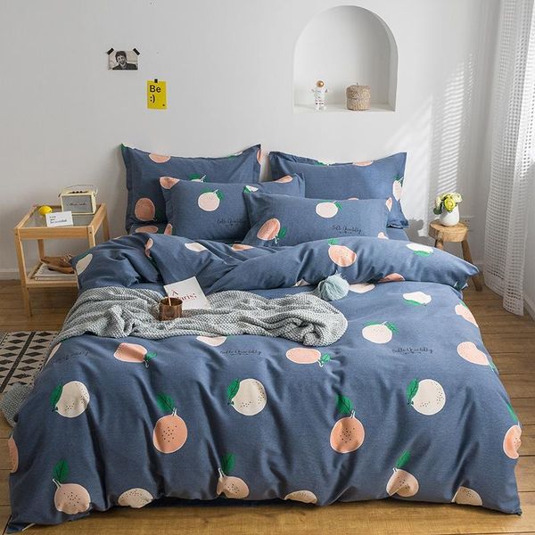 40striped lattice fruit plant leaves pattern printed 3/4pcs bedding set 100% pure cotton bed sheet bedspread cover set
40striped lattice fruit plant leaves pattern printed 3/4pcs bedding set 100% pure cotton bed sheet bedspread cover set