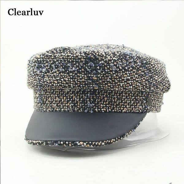 berets winter women hat fashion vintage tweed hats gold thread snapback female visor octagonal caps baker boy beret lolita, Blue;gray
berets winter women hat fashion vintage tweed hats gold thread snapback female visor octagonal caps baker boy beret lolita, Blue;gray