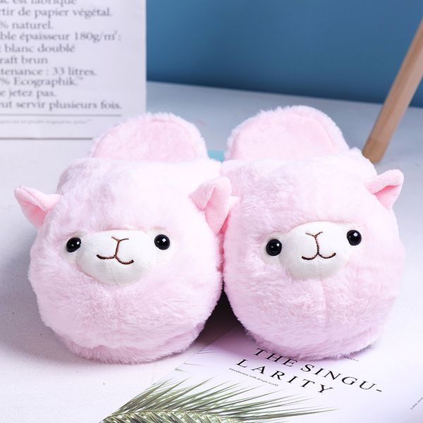 cute cartoon alpaca home women fur slippers winter warm plush parent-child floor slides house flat bedroom women furry slippes 201203, Black
cute cartoon alpaca home women fur slippers winter warm plush parent-child floor slides house flat bedroom women furry slippes 201203, Black