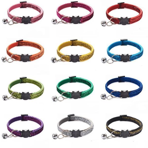 fashion cute frosted cat collar adjustable shine charming small pets cats collars with bell nylon strap pet puppy accessories1
fashion cute frosted cat collar adjustable shine charming small pets cats collars with bell nylon strap pet puppy accessories1