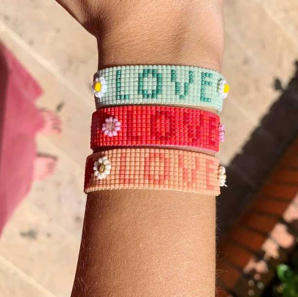 pretty bead miyuki bracelets for women bohemia multicolor letter bracelet fashion lucky jewelry handmade pulseras gift, Golden;silver
pretty bead miyuki bracelets for women bohemia multicolor letter bracelet fashion lucky jewelry handmade pulseras gift, Golden;silver