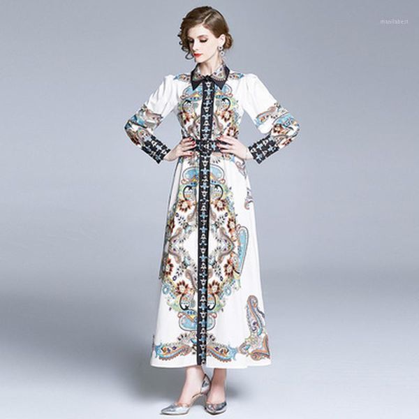 designer runway dress 2020 new women loose plus size casual vintage printed dresses maxi dress vestidos1, Black;gray
designer runway dress 2020 new women loose plus size casual vintage printed dresses maxi dress vestidos1, Black;gray