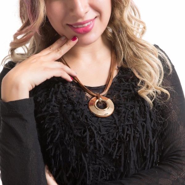 pendant necklaces for women coffee/brown leather round long wax line sweater chain kolye vintage & pendants, Silver
pendant necklaces for women coffee/brown leather round long wax line sweater chain kolye vintage & pendants, Silver