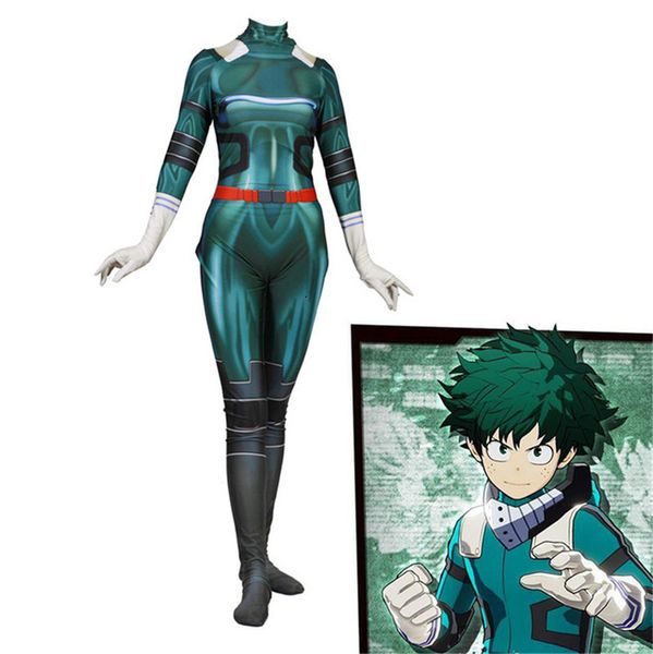 new selling hero academia cosplay costume midoriya izuku jumpsuits zentai combat suit spandex lycra halloween costume, Black
new selling hero academia cosplay costume midoriya izuku jumpsuits zentai combat suit spandex lycra halloween costume, Black