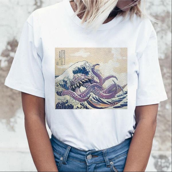 new ulzzang t shirt women casual short sleeve so it is ocean the great wave female t shirt camiseta mujer, White
new ulzzang t shirt women casual short sleeve so it is ocean the great wave female t shirt camiseta mujer, White