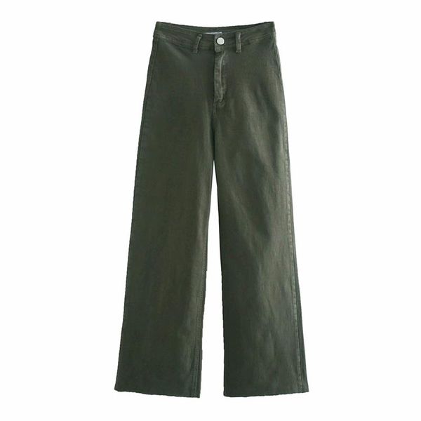 women's jeans elina wide leg women fashion high waisted pockets denim pants elegant loose green full length female ladies, Blue
women's jeans elina wide leg women fashion high waisted pockets denim pants elegant loose green full length female ladies, Blue