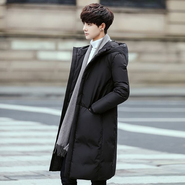 ao489 2020 new winter men's middle long fashion brand korean handsome trend white duck coat man down jacket down jacket, Black
ao489 2020 new winter men's middle long fashion brand korean handsome trend white duck coat man down jacket down jacket, Black