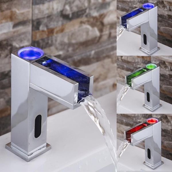 bathroom sink faucets led light waterfall all-copper faucet automatic and cold mixer barthroom mixed water sensing taps stylish glowing basi
bathroom sink faucets led light waterfall all-copper faucet automatic and cold mixer barthroom mixed water sensing taps stylish glowing basi