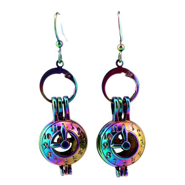 ee-c600 rainbow color clock pearl cage pendant earrings hooks with equal or under 9mm plastic beads wmtute bdesybag, Silver
ee-c600 rainbow color clock pearl cage pendant earrings hooks with equal or under 9mm plastic beads wmtute bdesybag, Silver