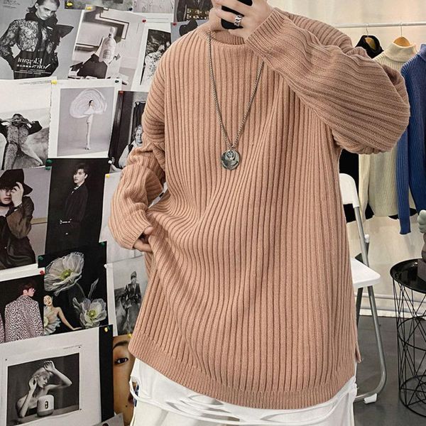 winter turtleneck sweater men's warmth fashion retro casual knitted pullover men streetwear korean loose sweater mens clothes1, White;black
winter turtleneck sweater men's warmth fashion retro casual knitted pullover men streetwear korean loose sweater mens clothes1, White;black