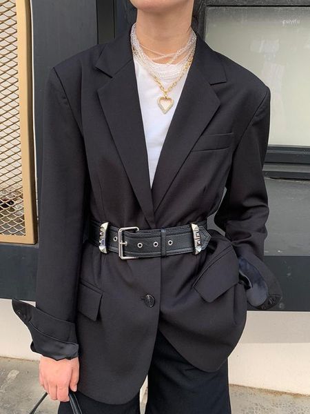 professional women's suit with belt large size fashion fit black ladies jacket trendy office blazer jacket lt432s301, White;black
professional women's suit with belt large size fashion fit black ladies jacket trendy office blazer jacket lt432s301, White;black