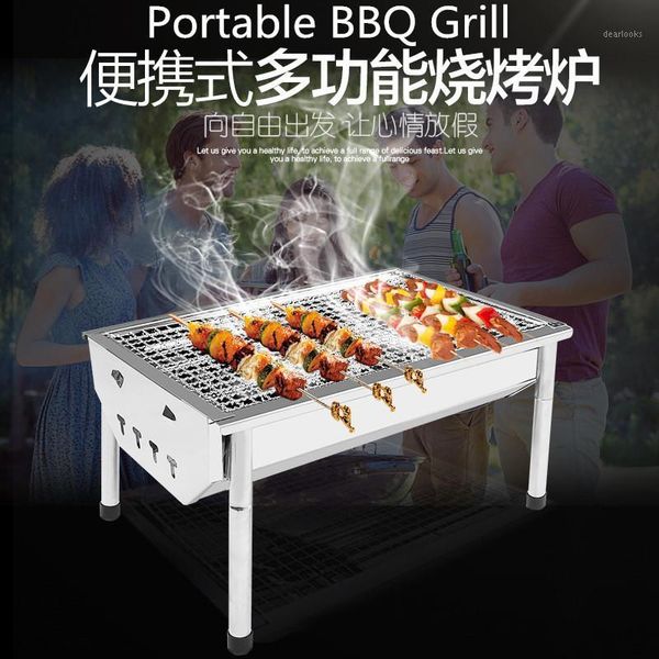 outdoor 3-5 people bbq grills stainless steel portable small stove picnic folding barbecue tools party/family charcoal grills1
outdoor 3-5 people bbq grills stainless steel portable small stove picnic folding barbecue tools party/family charcoal grills1