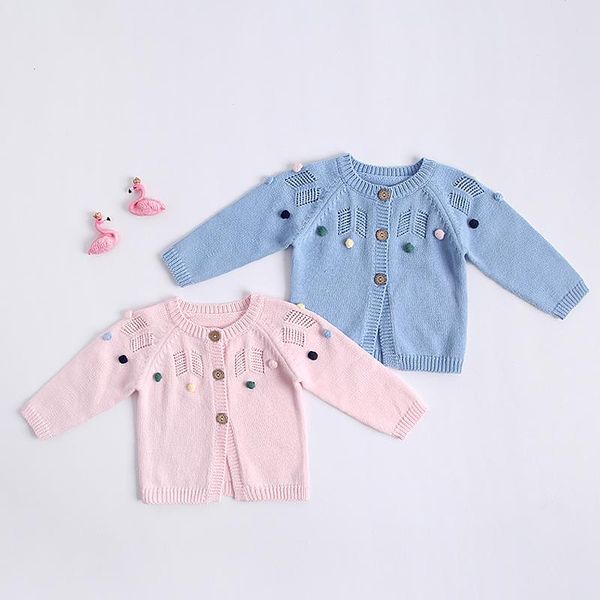 0-2years newborn baby boy girl sweater with pompom ball knited sweater cardigan toddler infant boys girls jacket cardigan autumn, Blue
0-2years newborn baby boy girl sweater with pompom ball knited sweater cardigan toddler infant boys girls jacket cardigan autumn, Blue