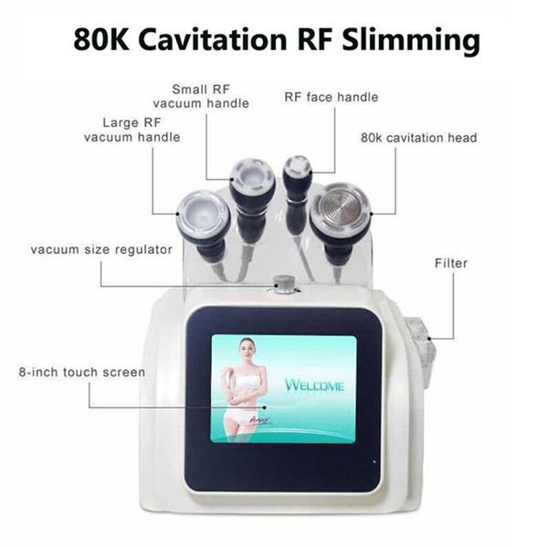 2021 новейшая 80k ультразвуковая кавитационная машина сжигания жира сжигание вакуумные rf cavi lipo salon salon spa оборудование 
2021 новейшая 80k ультразвуковая кавитационная машина сжигания жира сжигание вакуумные rf cavi lipo salon salon spa оборудование