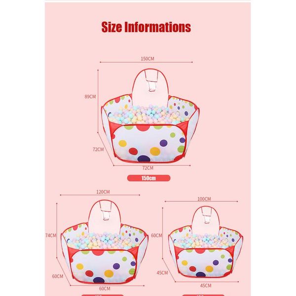 1.5m kids playpen baby ball pit children dry pool ball pool portable child play tent with basketball hoop outdoor ballen wmtbcf
1.5m kids playpen baby ball pit children dry pool ball pool portable child play tent with basketball hoop outdoor ballen wmtbcf