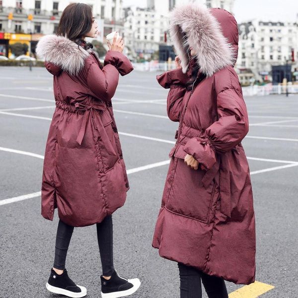 women's down & parkas junelove winter women long coat real fur collar warm hooded female 90% white duck thick overcoat outwears1, Black
women's down & parkas junelove winter women long coat real fur collar warm hooded female 90% white duck thick overcoat outwears1, Black