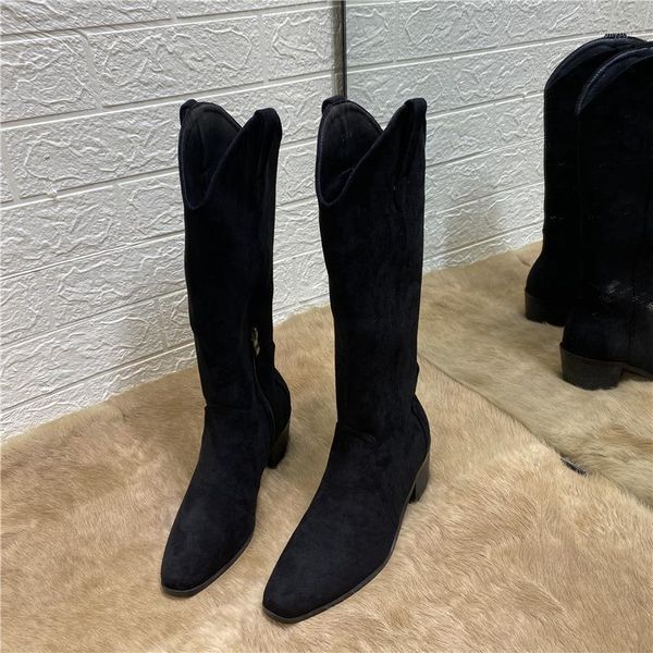 boots deat 2021 spring summer fashion casual high tube thick heel below the knee plush full leather shoes women sg1561, Black
boots deat 2021 spring summer fashion casual high tube thick heel below the knee plush full leather shoes women sg1561, Black