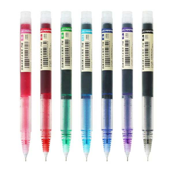 7Pcs/Set Colors Gel Pen Straight Liquid Pens Colourful Artistic Font Creative Neuter Pen For Business School Office Stationery
7Pcs/Set Colors Gel Pen Straight Liquid Pens Colourful Artistic Font Creative Neuter Pen For Business School Office Stationery
